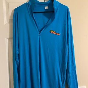 104.5 The Zone Blue Half-Zip Pullover